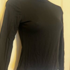 SHEIN Essnce Women's Long Sleeve Stand Collar T-shirt